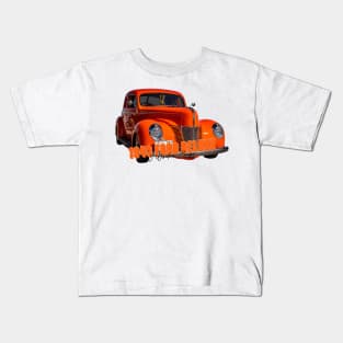 1940 Ford Deluxe 5 Window Coupe Kids T-Shirt